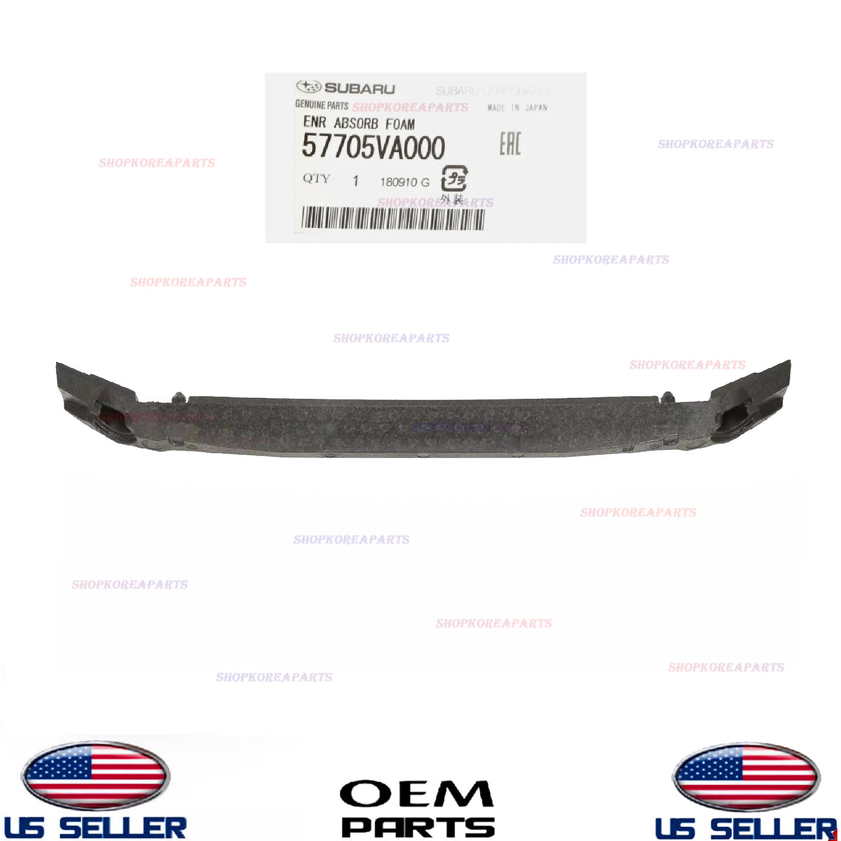 GENUINE OEM Front Bumper Energy Impact Absorber Subaru WRX WRX STI 2015-2021
