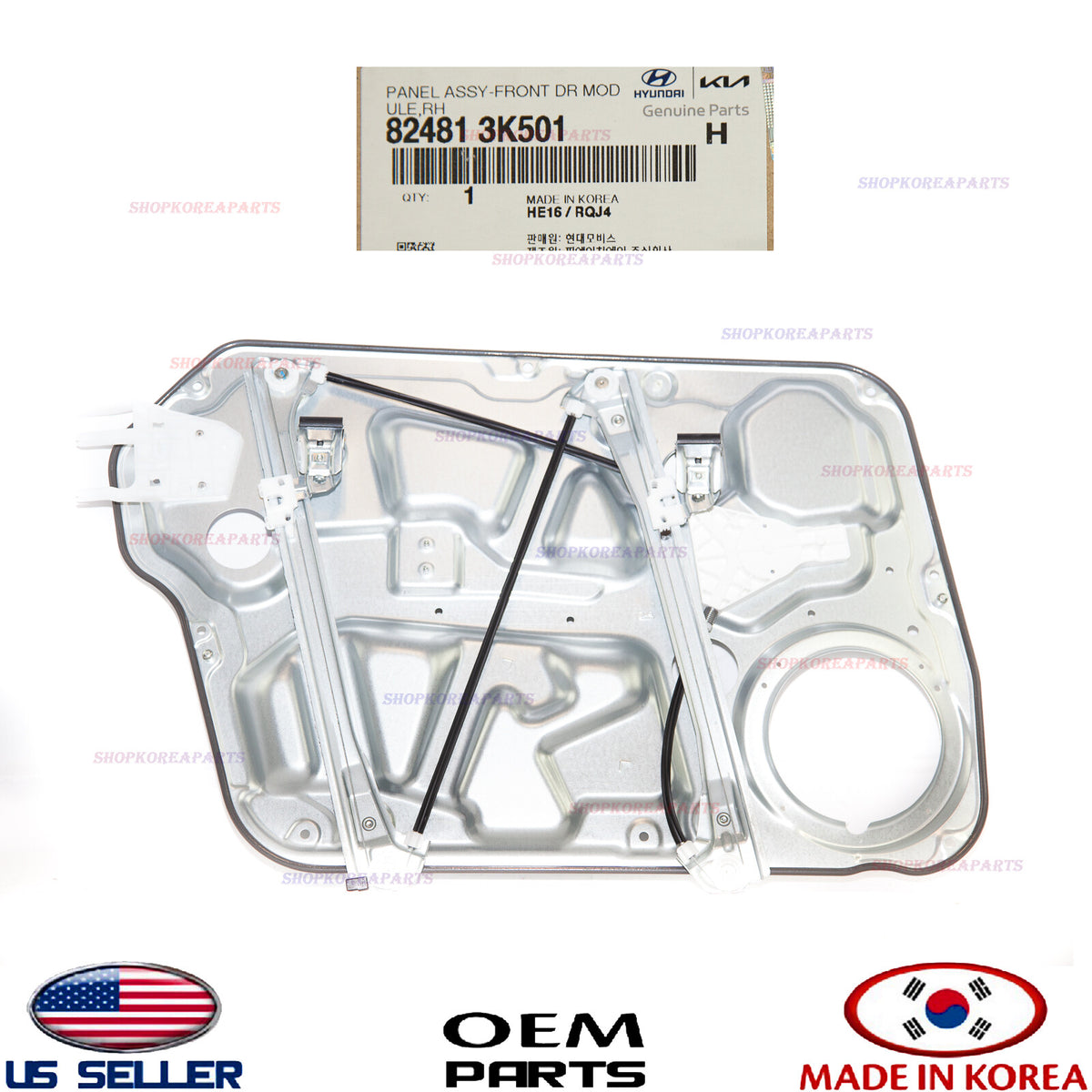 GENUINE Power Window Regulator Front Right Passenger Side OEM SONATA 2008-2010