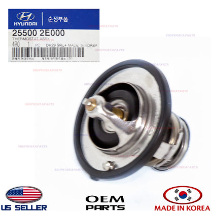 GENUINE Engine Coolant Thermostat ⭐OEM⭐ 1.8L 2.0L Hyundai Kia *See compatibility