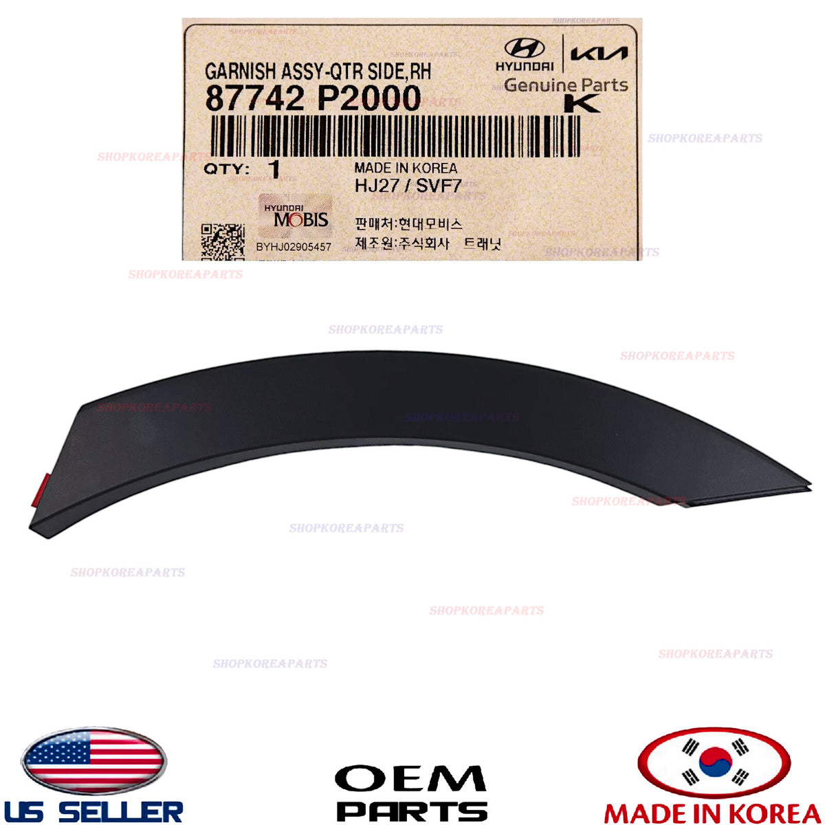 GENUINE Rear Fender Wheel Arch Molding RIGHT Passenger Side ⭐ Sorento 2021-2025