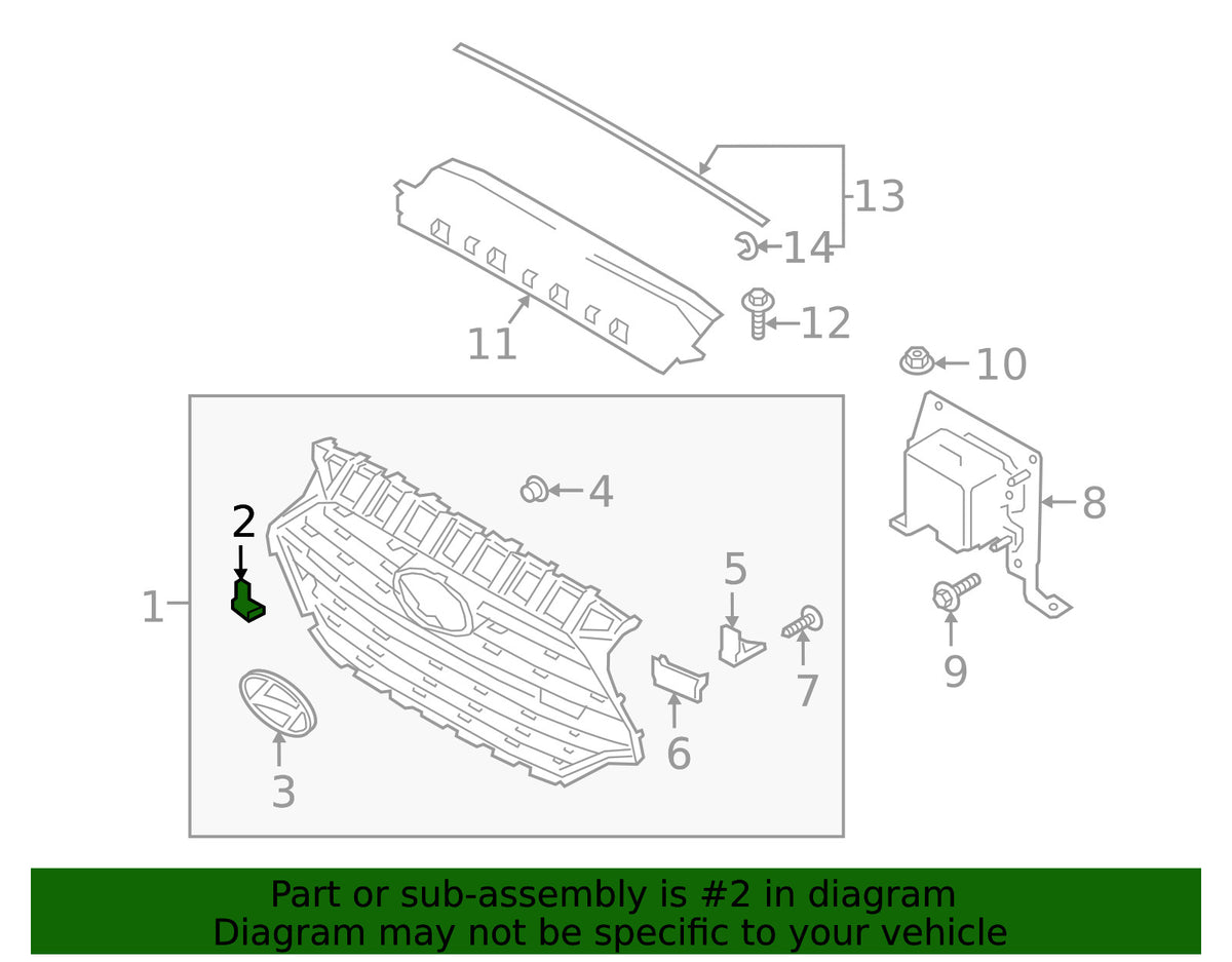 GENUINE OEM Front Bumper Tow Hook Eye Cap 2019-2021 Hyundai Veloster 2.0L