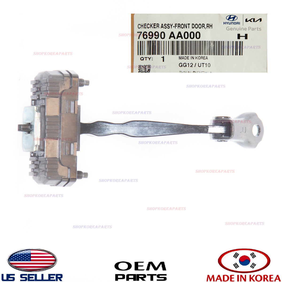 GENUINE Front Door Checker RIGHT Passenger Side ⭐ ELANTRA 2021-2023 76990AA000