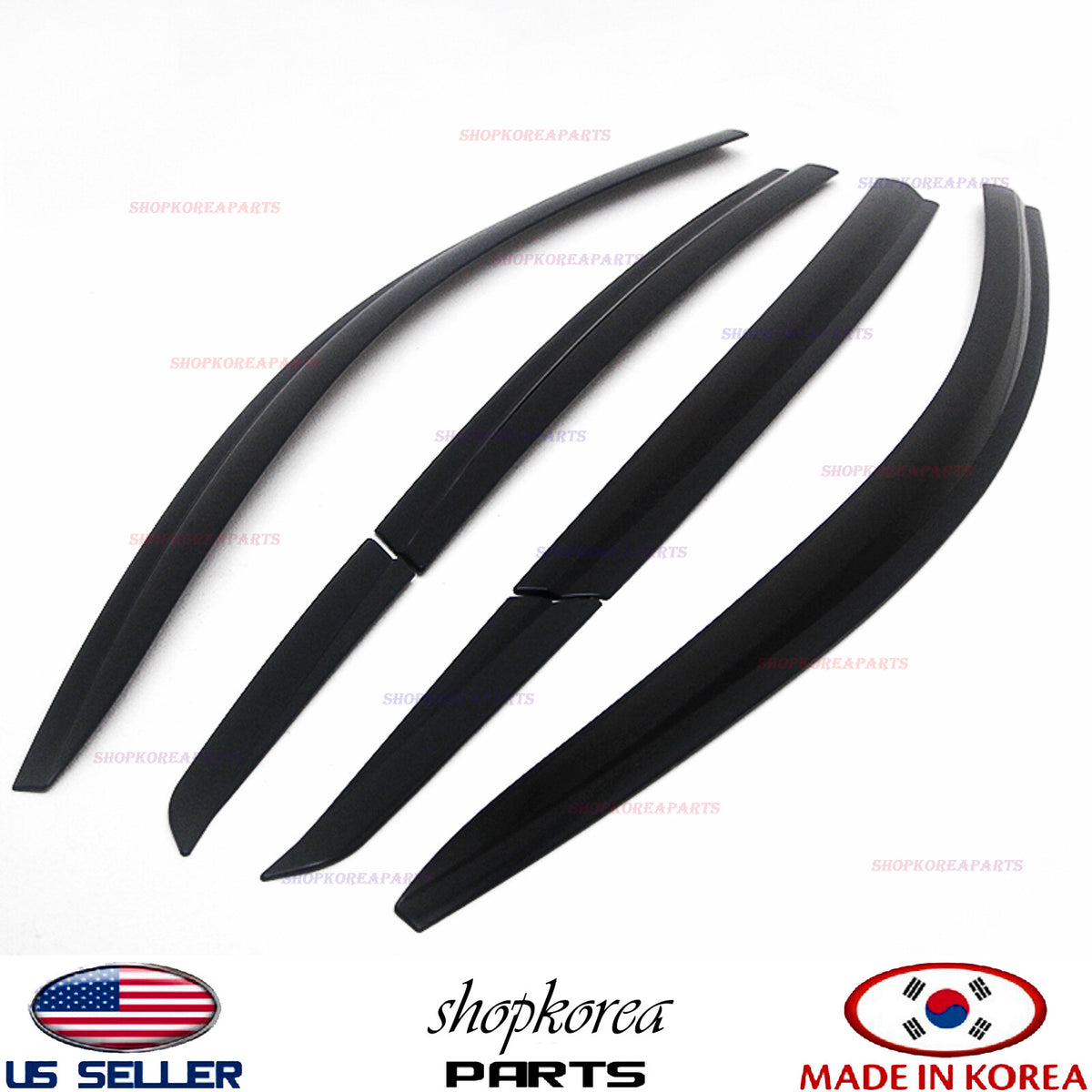 SMOKED DOOR VISOR WINDOW RAIN WIND VENT DEFLECTOR 6PCS fits KIA OPTIMA 2016-2020