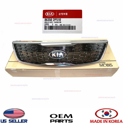 GENUINE Front Bumper Radiator Grille Chrome OEM Kia Sorento 2014-2015