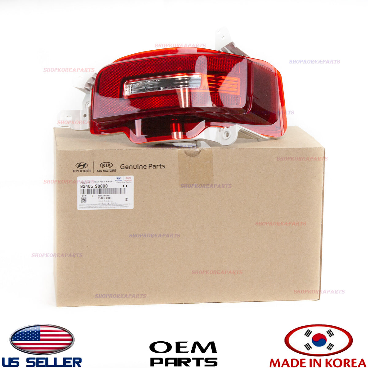 GENUINE Rear Bumper Backup Lamp Reflector LEFT Driver Side OEM Palisade 2020-22
