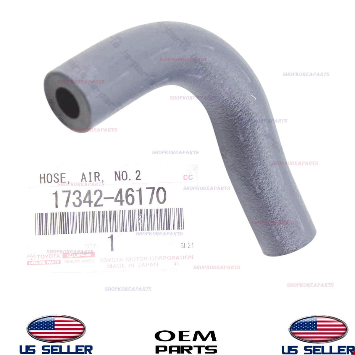 GENUINE Vacuum Air Hose 1997-2005 Toyota Supra 3.0L Lexus GS300 IS300 SC300