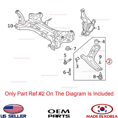 GENUINE OEM Front Lower Control Arm Left Driver Side 2020–2025 Hyundai Venue