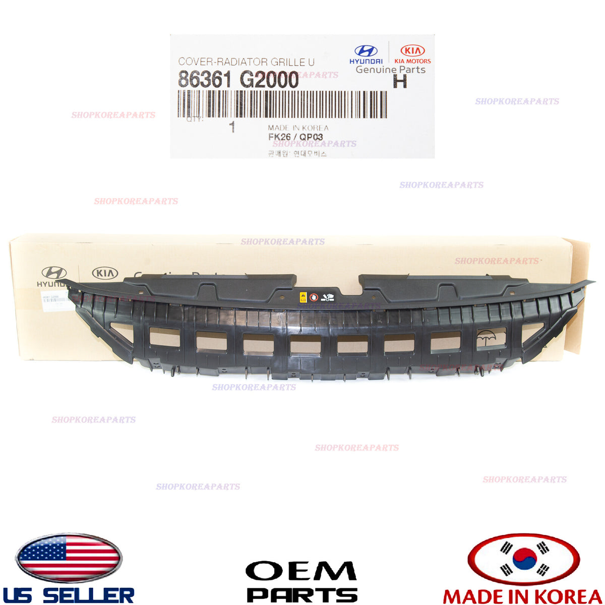 GENUINE Cover Grille Upper Radiator Sight Shield ⭐OEM⭐ Ioniq Hybrid 2017-2022
