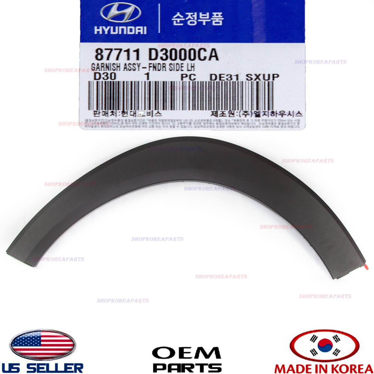 GENUINE OEM Front Fender Wheel Molding Garnish Left Driver Side 2016-2021 Tucson