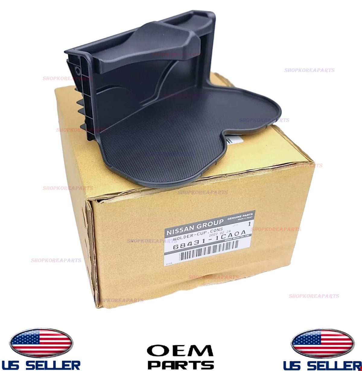 GENUINE OEM Center Console Cup Holder Insert 2009-2017 Infiniti FX35/37/50 QX70
