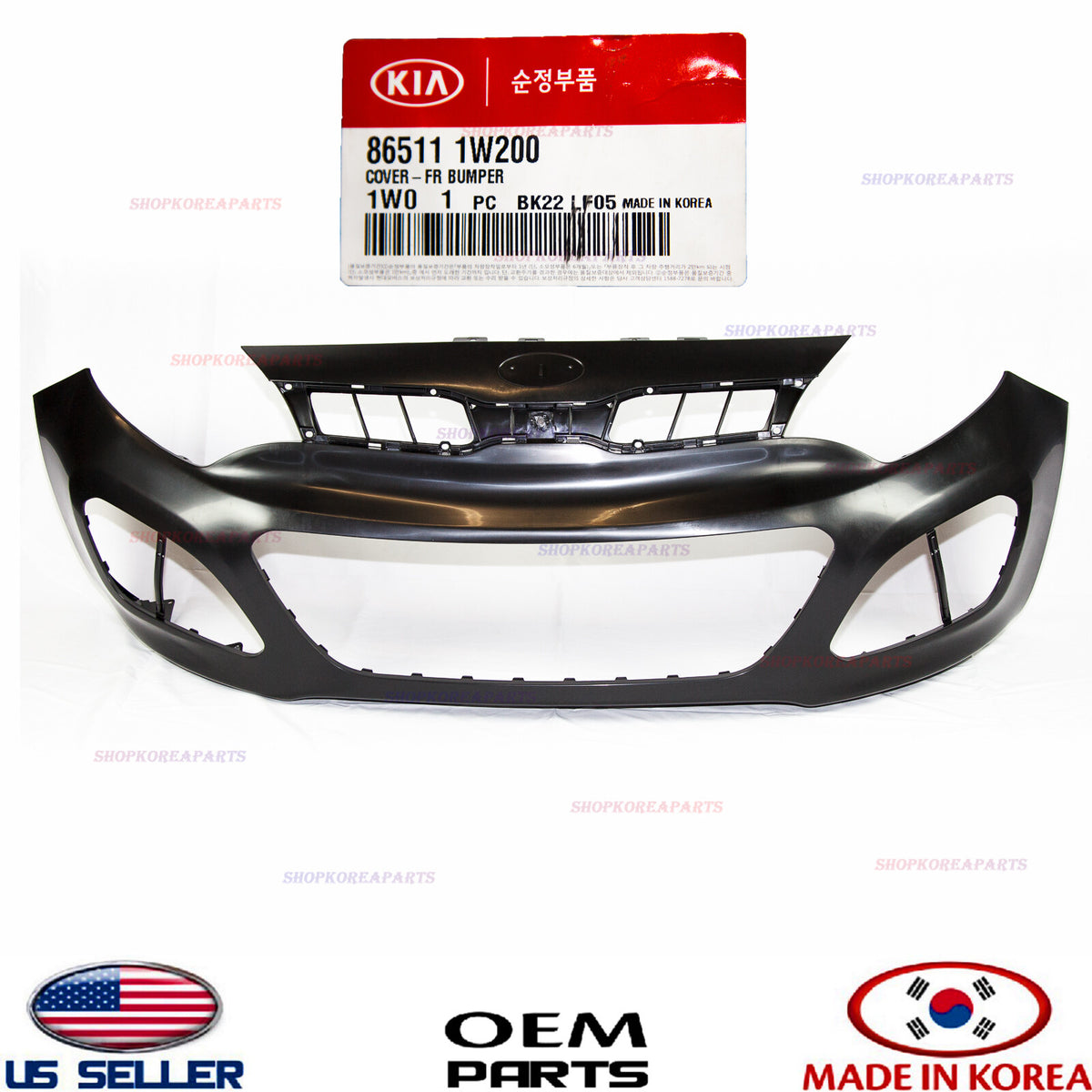 New ✅GENUINE✅ Front Bumper Cover 2012-2015 Rio HATCHBACK 5DR ONLY. Local Pickup