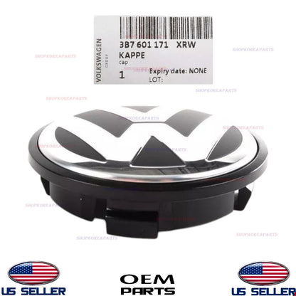 GENUINE OEM Alloy Wheel Center Cap Silver Black Volkswagen 1990–2022 Models