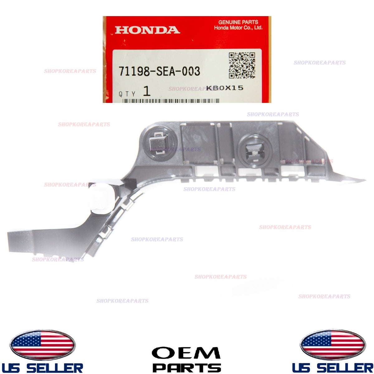 GENUINE Front Bumper Bracket Retainer LEFT Driver Side ⭐OEM⭐ Acura TSX 2004-2008