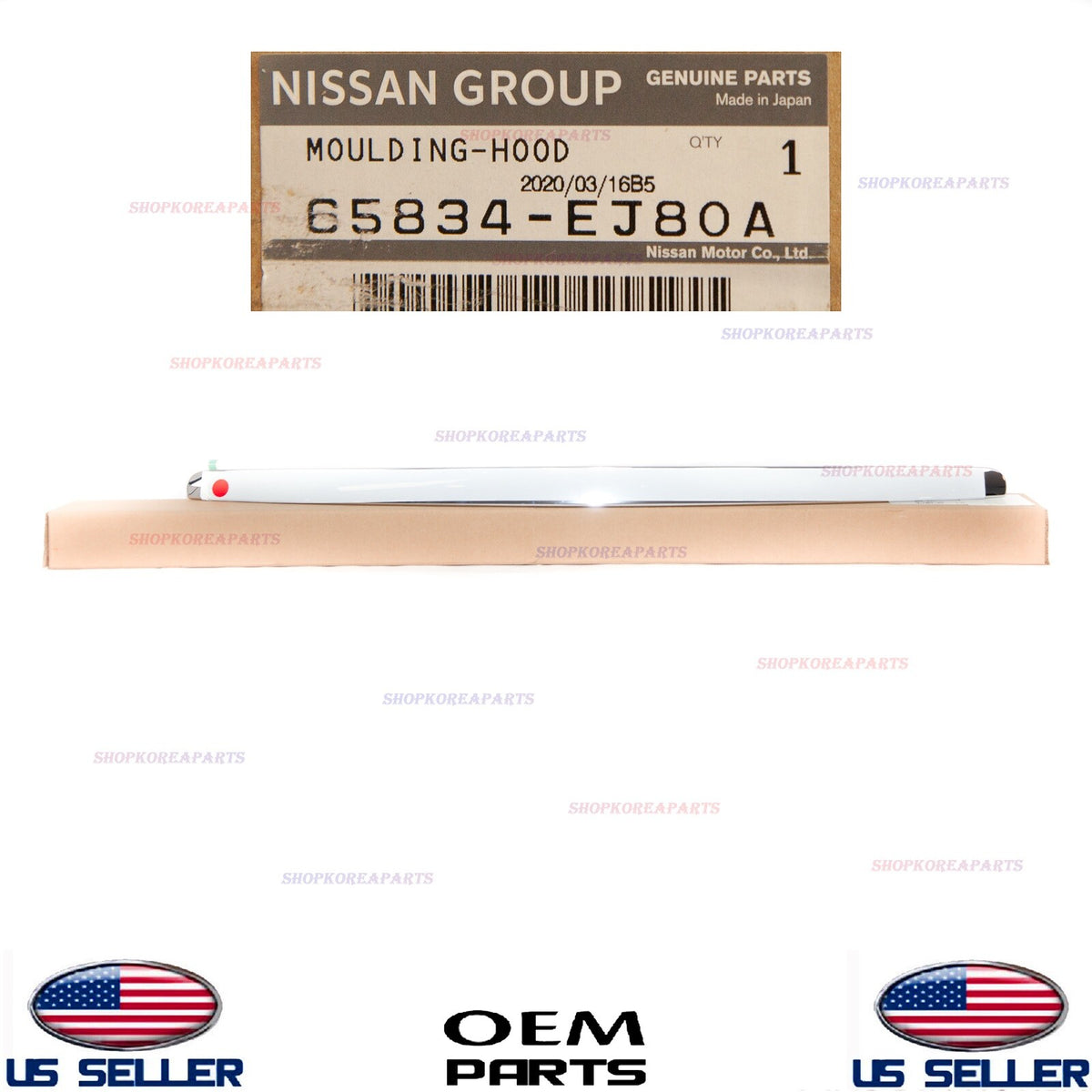 ✅GENUINE✅ Hood Moulding Trim Chrome ⭐OEM⭐ INFINITI M35 M45 2006-2010 65834-EJ80A