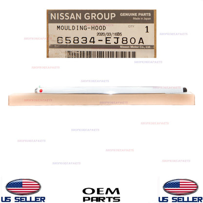 ✅GENUINE✅ Hood Moulding Trim Chrome ⭐OEM⭐ INFINITI M35 M45 2006-2010 65834-EJ80A
