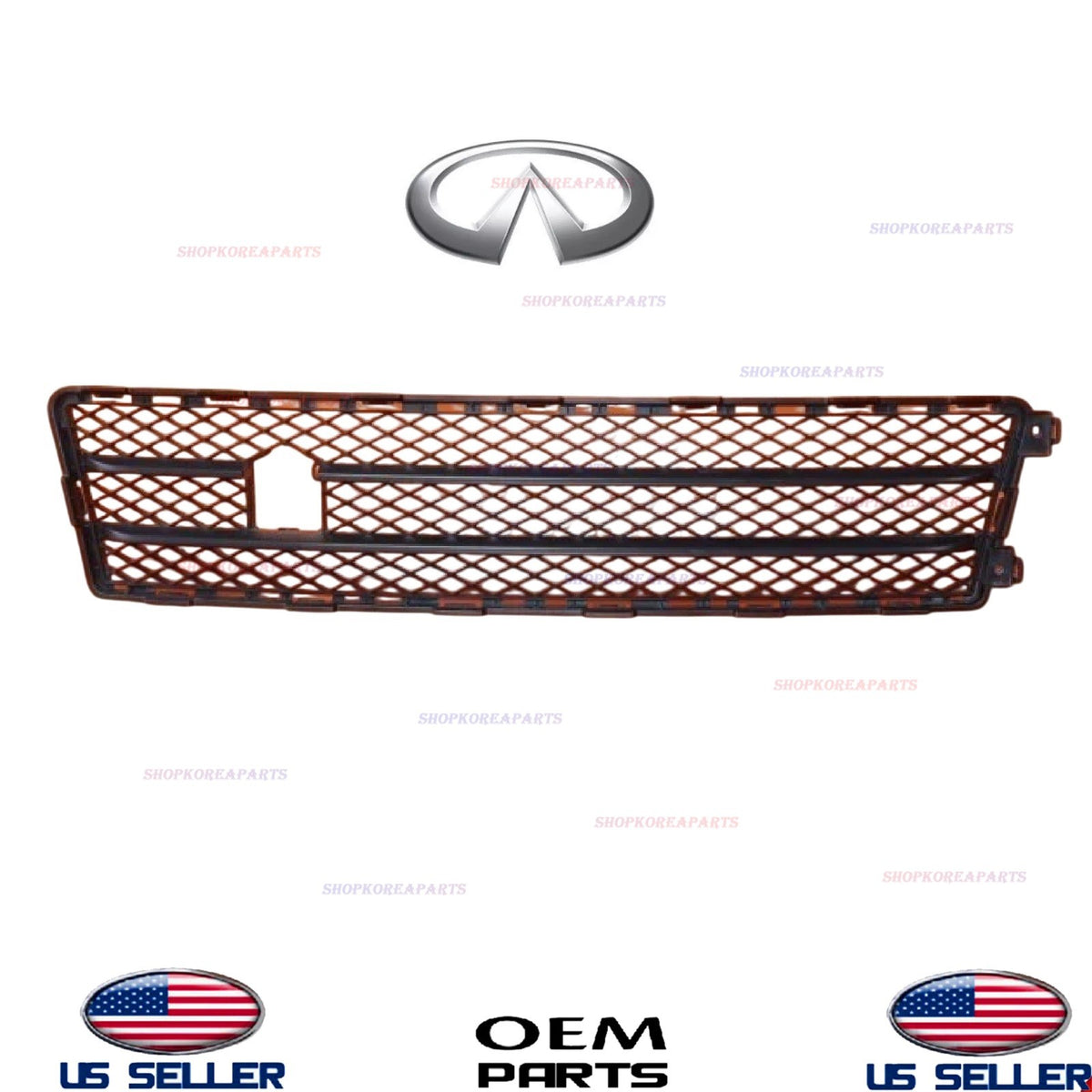 GENUINE OEM Front Bumper Lower Grille Infiniti G25 G37 Q40 62254-1NH1A