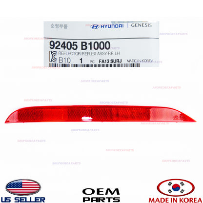 GENUINE OEM Rear Bumper Reflector LEFT Driver Side 2015-2020 Genesis G80