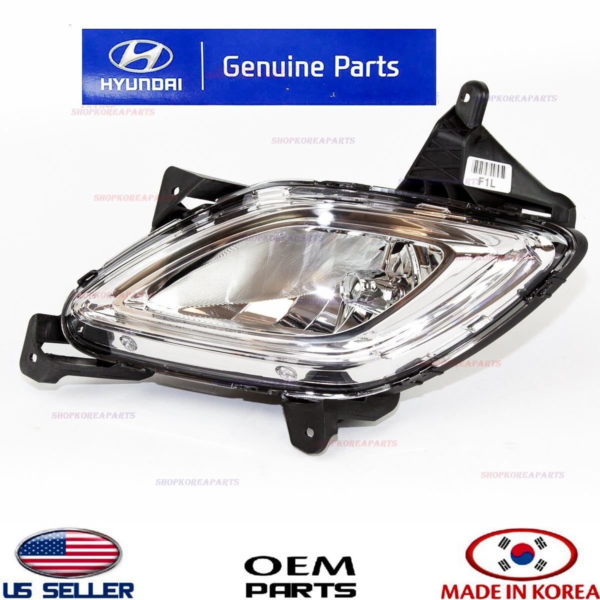 GENUINE Fog Light Lamp Left Driver Side OEM HYUNDAI GENESIS SEDAN 2012-2014