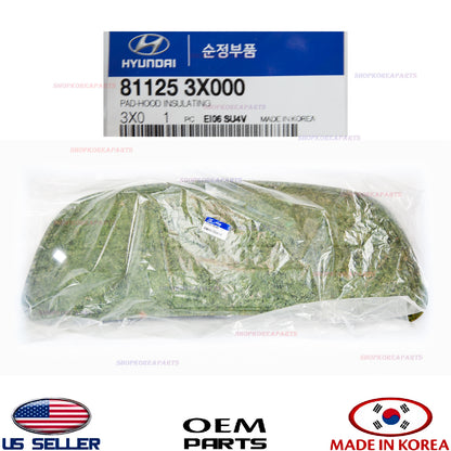 GENUINE Hood Insulation Pad Liner Heat Shield OEM 2013-2016 Hyundai Elantra