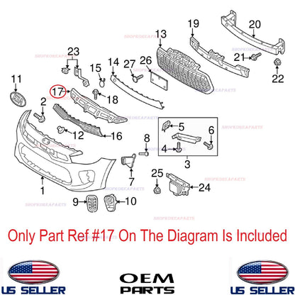 GENUINE OEM Grille Cover Upper Radiator Sight Shield 2018-20 Kia Rio 86353-H9000