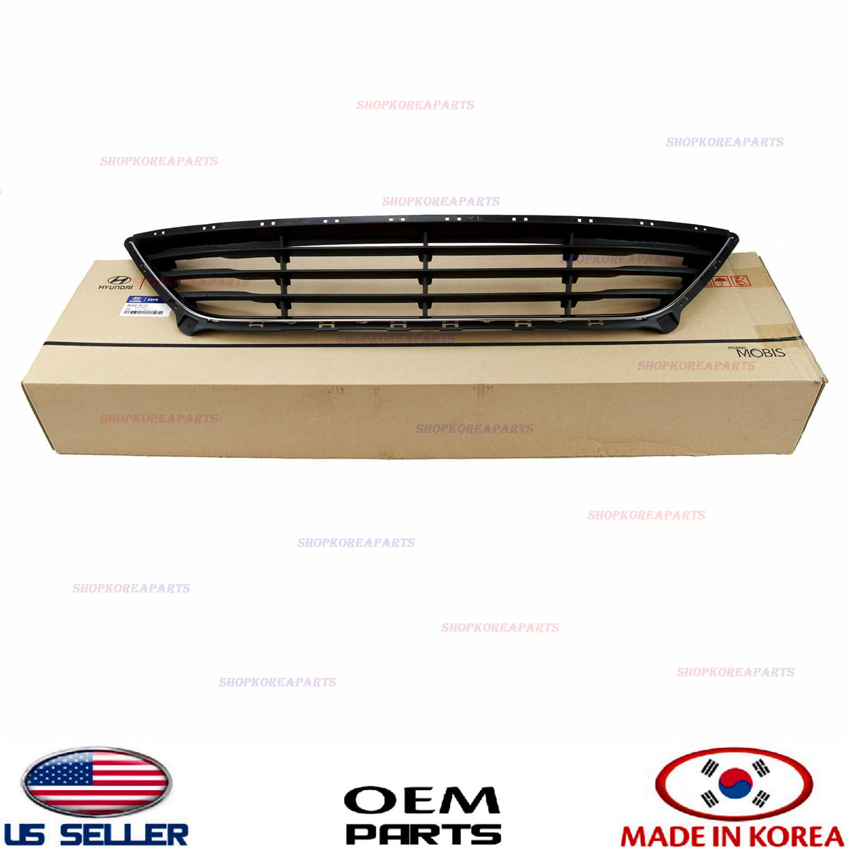 GENUINE Grille Front Bumper Lower Center ⭐OEM⭐ Hyundai Elantra Sedan 2014-2016