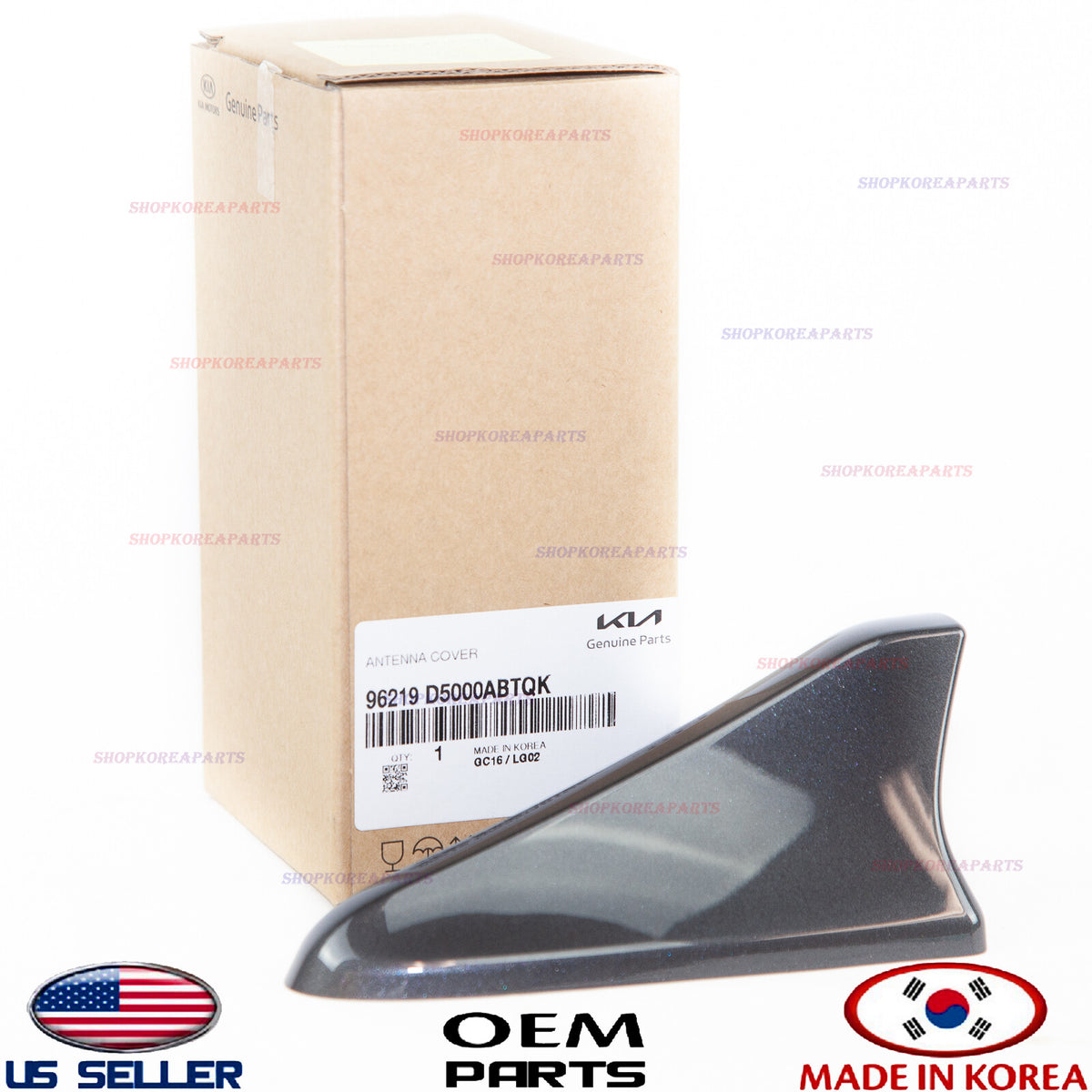 GENUINE Kia Shark Fin Antenna Cover Optima Sonata 15-20 Platinum Graphite Grey