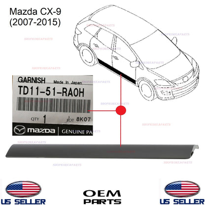 GENUINE Front Door Lower Molding RIGHT Passenger Side ⭐OEM⭐ Mazda CX-9 2007-2015