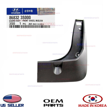 1pcs OEM Front RIGHT Passenger Side Mud Guard Flaps Splash Shield SONATA 2011-14