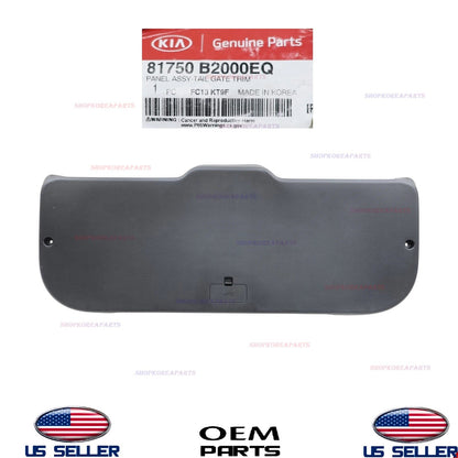 GENUINE OEM Tailgate Trim Panel 2014-2019 Kia Soul 81750-B2000EQ