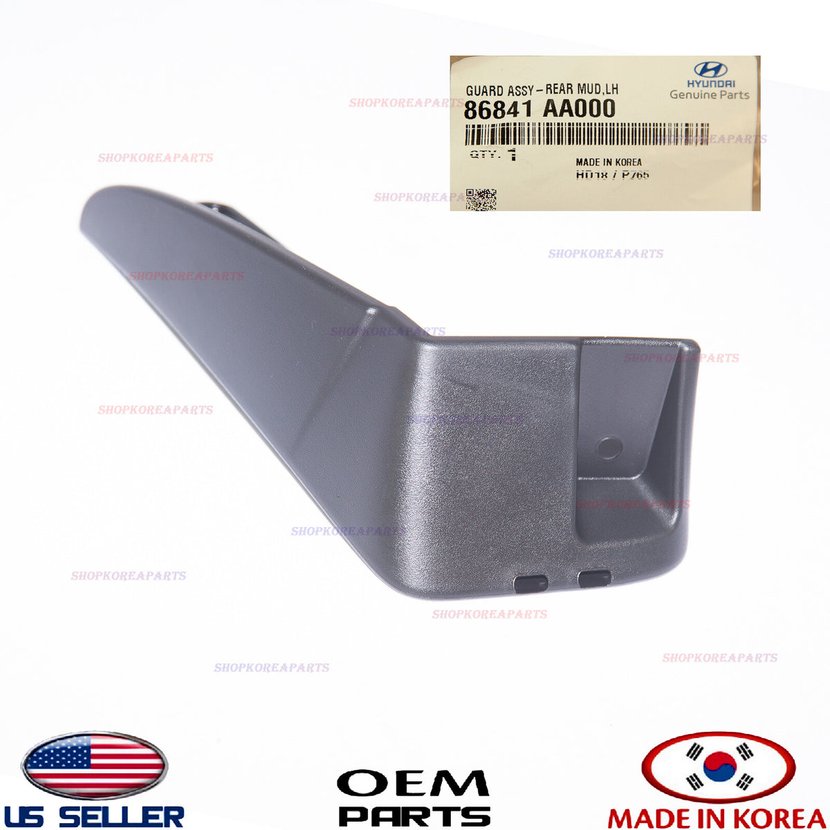 GENUINE Mud Guard Flaps Splash Shield Rear LEFT ⭐OEM⭐ Elantra Sedan 2021-2023