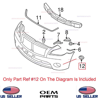 GENUINE Front Fog Lamp Chrome Trim Ring LEFT ⭐OEM⭐ INFINITI *See compatibility