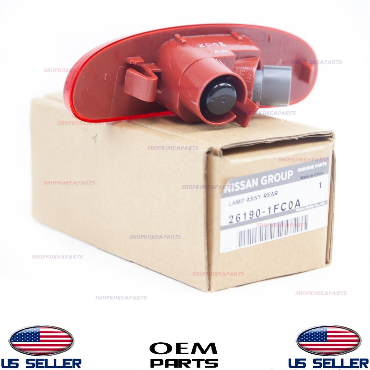 GENUINE Rear Bumper Side Marker Light Lamp Passenger Side OEM CUBE Z12 2009-2014