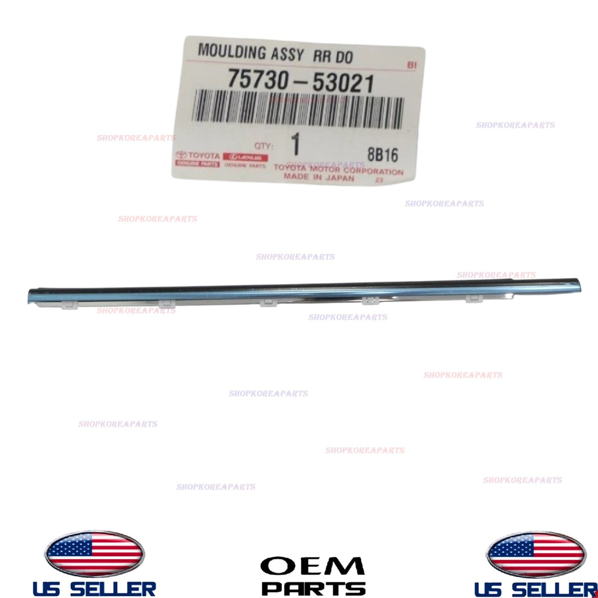 GENUINE OEM Rear RIGHT Passenger Side Door Belt Molding Lexus IS F IS250 IS350