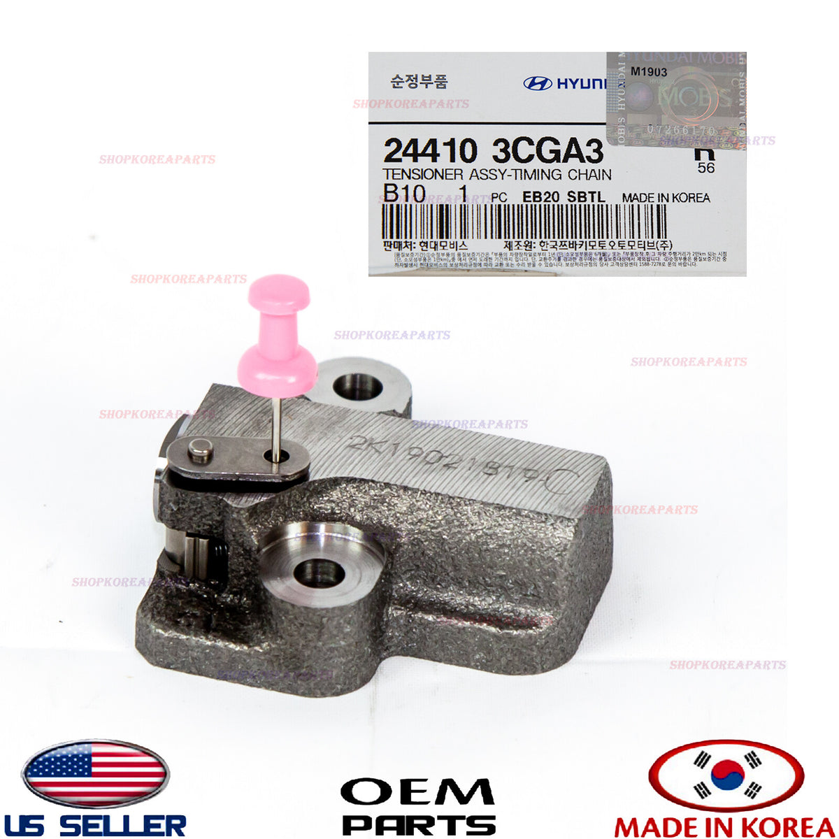 GENUINE OEM Engine Timing Chain Tensioner 1pcs Hyundai Kia Genesis 3.3L-3.8L