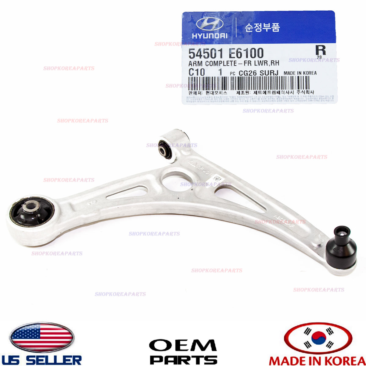 GENUINE Front Lower Control Arm ALUMINUM Passenger Side OEM SONATA OPTIMA HYBRID