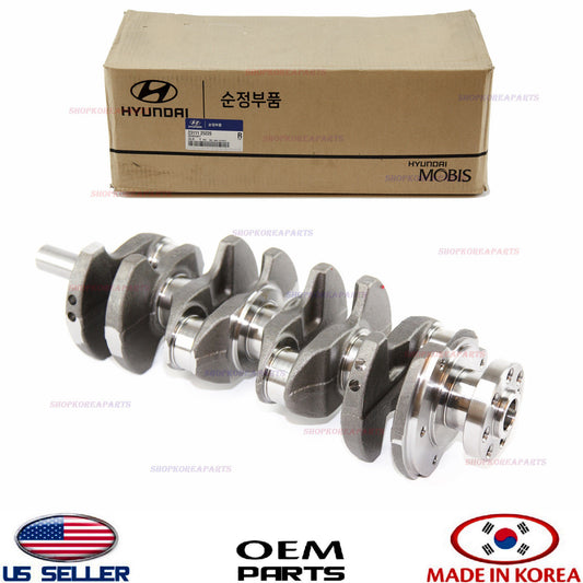 ✅GENUINE✅ Crankshaft OEM Santa FE Tucson Sonata Optima Sorento 2006-2014 2.4L
