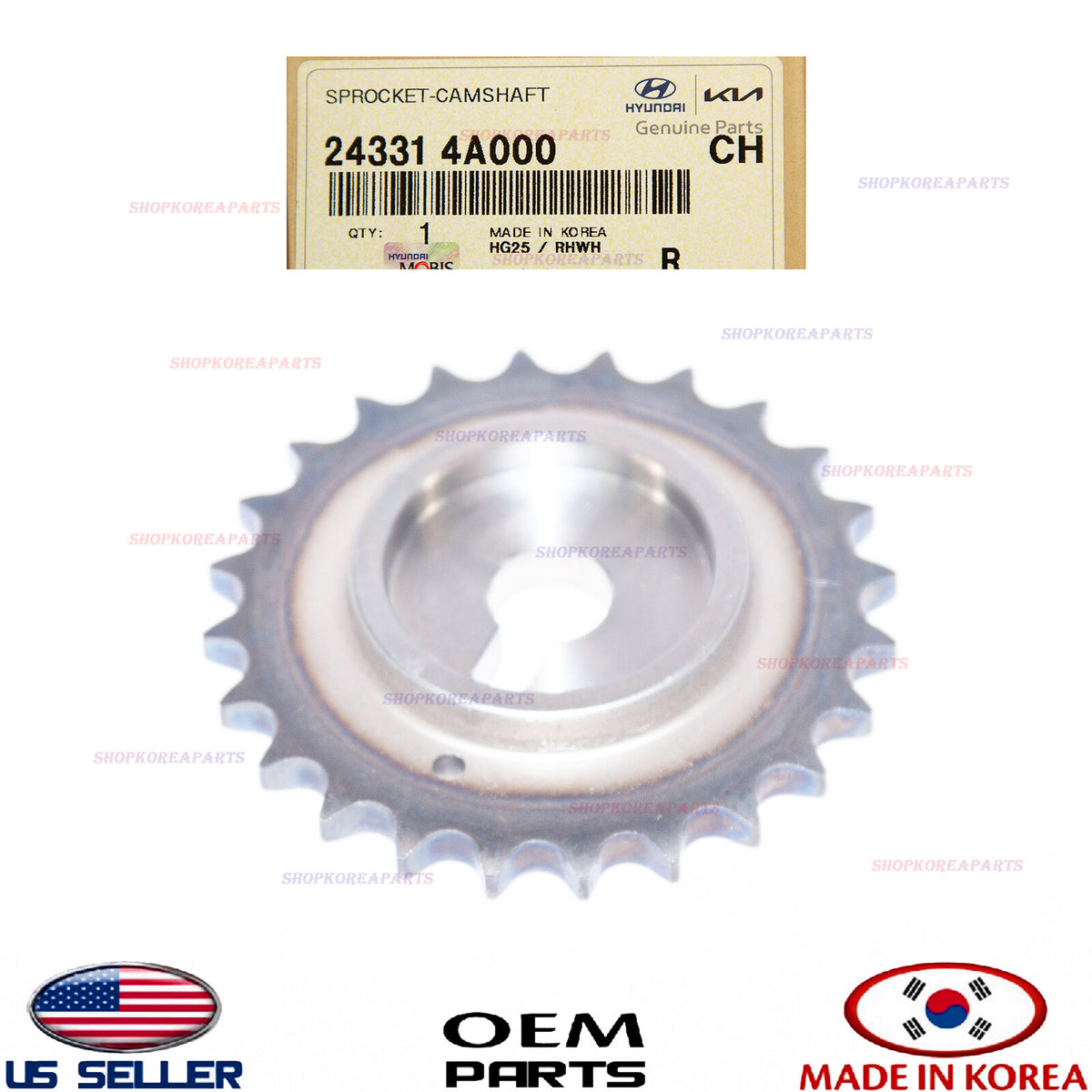 GENUINE Camshaft Sprocket ⭐OEM⭐ Hyundai H-1 H-100 24331-4A000
