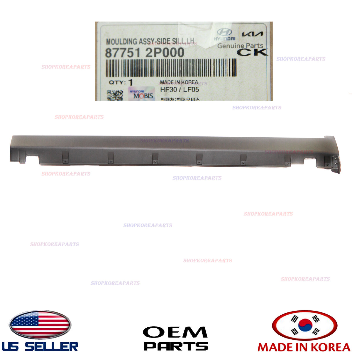 GENUINE Rocker Molding Sill LEFT Driver Side ⭐OEM⭐ KIA SORENTO 2011-2015