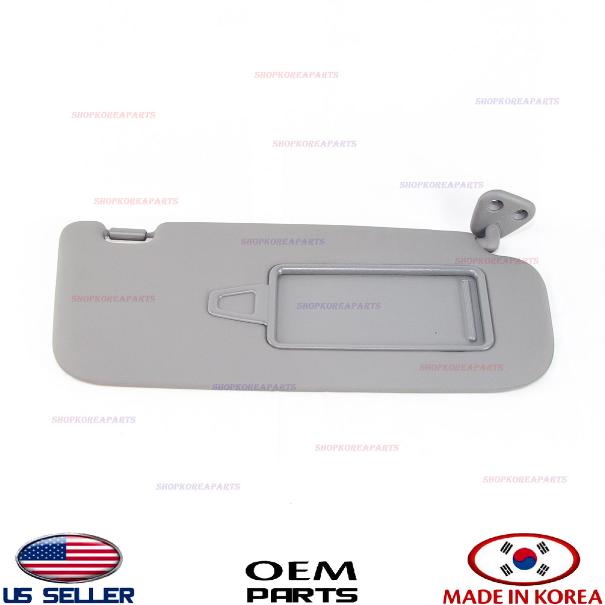 GENUINE Sun Visor GRAY Right Passenger Side ⭐ OEM ⭐ Hyundai Elantra 2007-2010