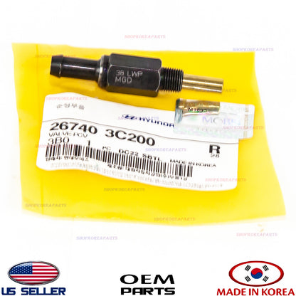 GENUINE OEM PCV Valve 2007–2020 Hyundai Kia 26740-3C200 *See Compatibility