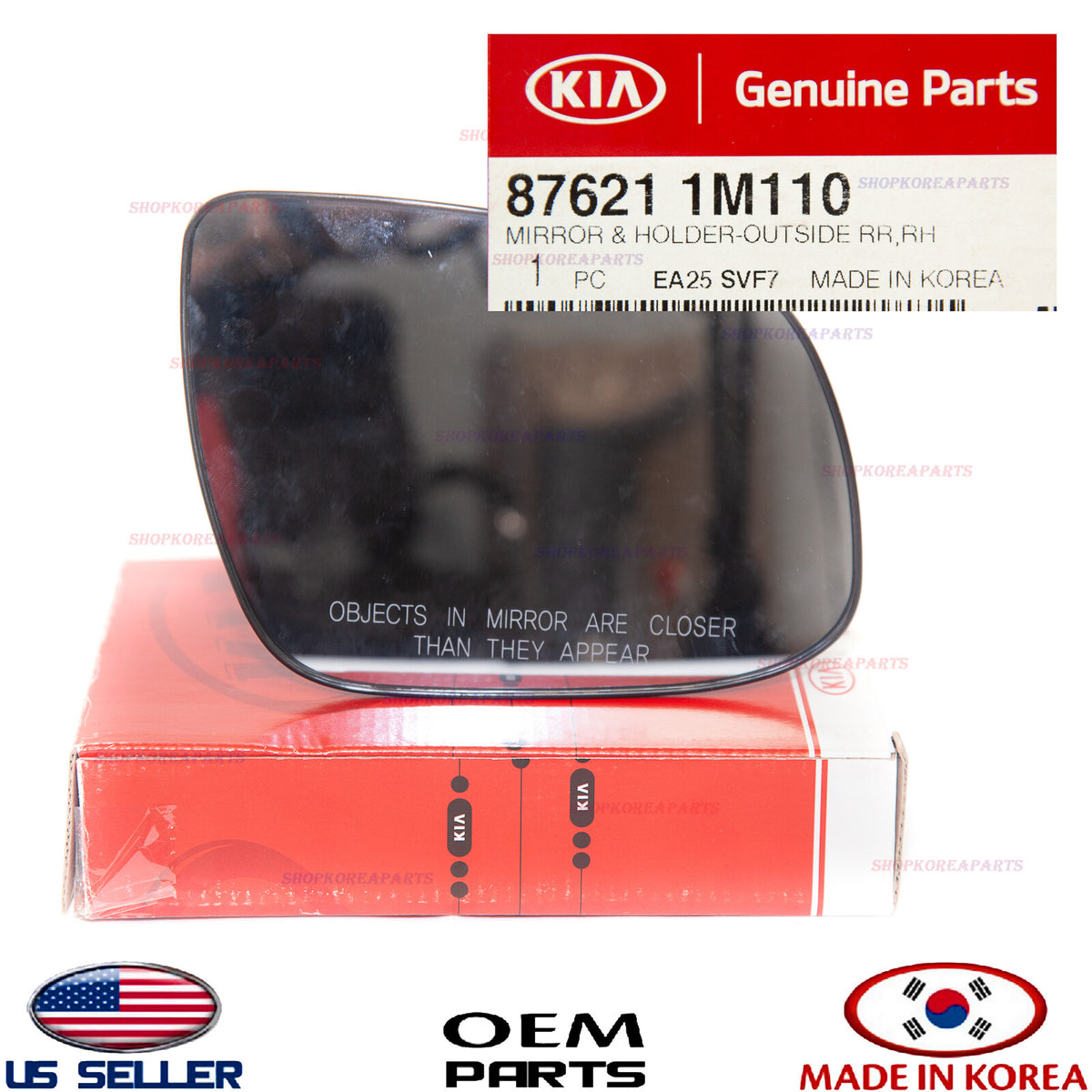 GENUINE Outside Mirror Glass RIGHT Passenger Side ⭐OEM⭐ KIA FORTE 2010-2013