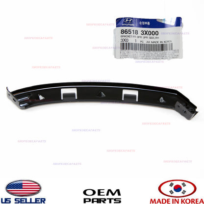 GENUINE Bumper Front Upper Passenger Side Right Bracket OEM Elantra Sedan 11-16