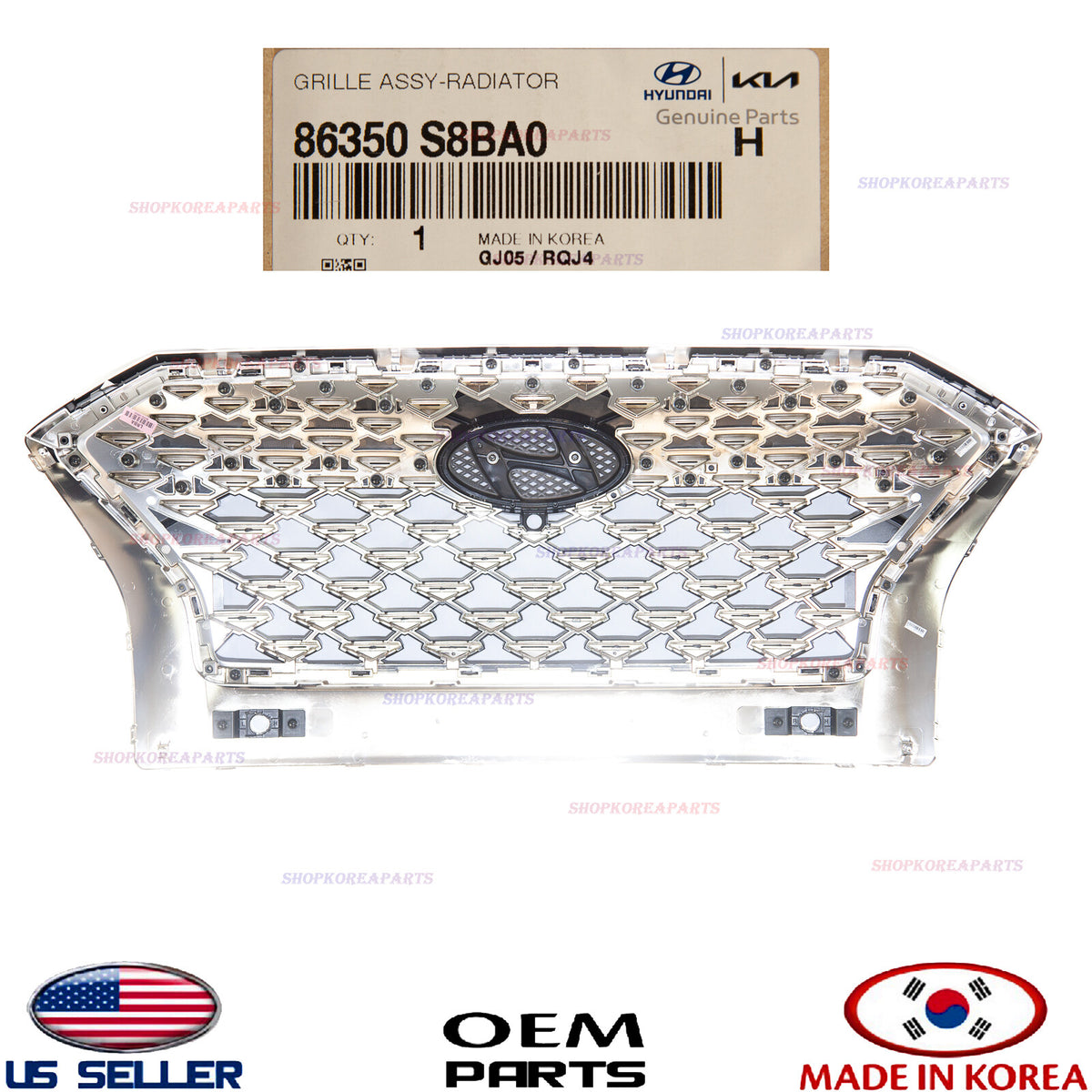 GENUINE Front Bumper Center Radiator Grille OEM PALISADE Calligraphy 2020-2022