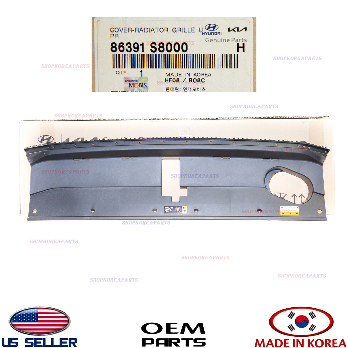 GENUINE Cover Radiator Grille Upper Sight Shield ⭐OEM⭐ HYUNDAI PALISADE 2020-22