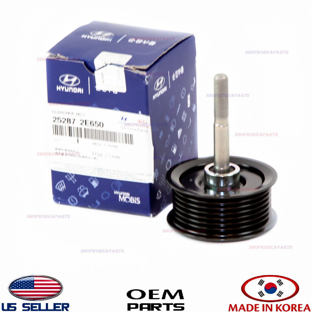 GENUINE Idler Pulley Drive Belt ⭐OEM⭐ Sonata Hybrid 16-19 Optima Hybrid 17-20