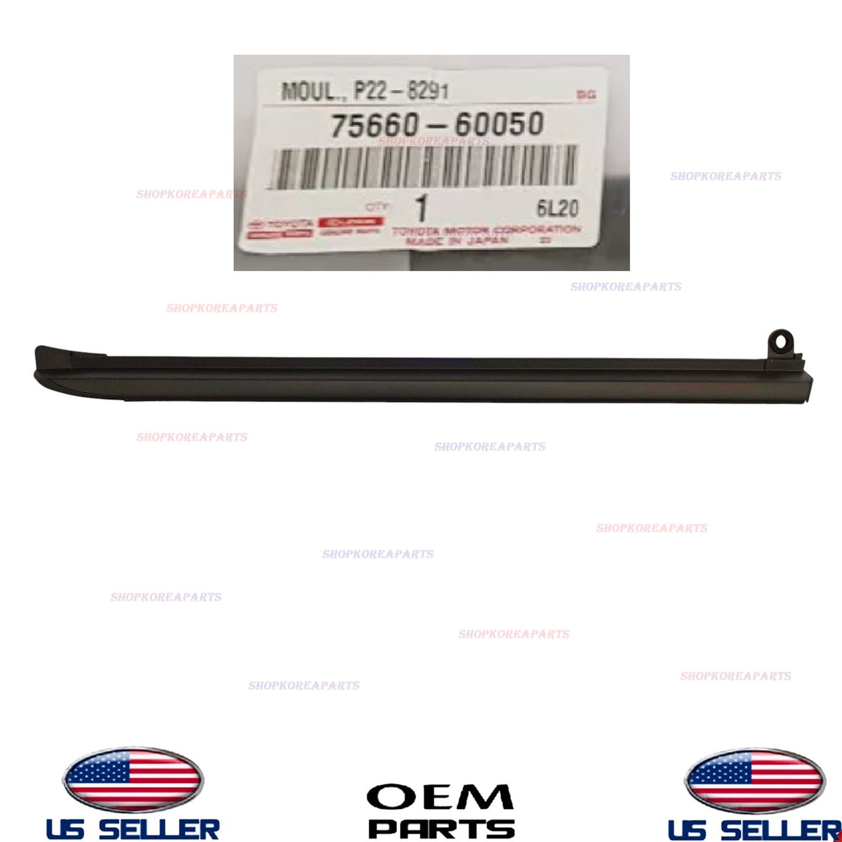 GENUINE Rear Quarter Belt Moulding RIGHT TOYOTA LC Prado120 Lexus GX470 03-09