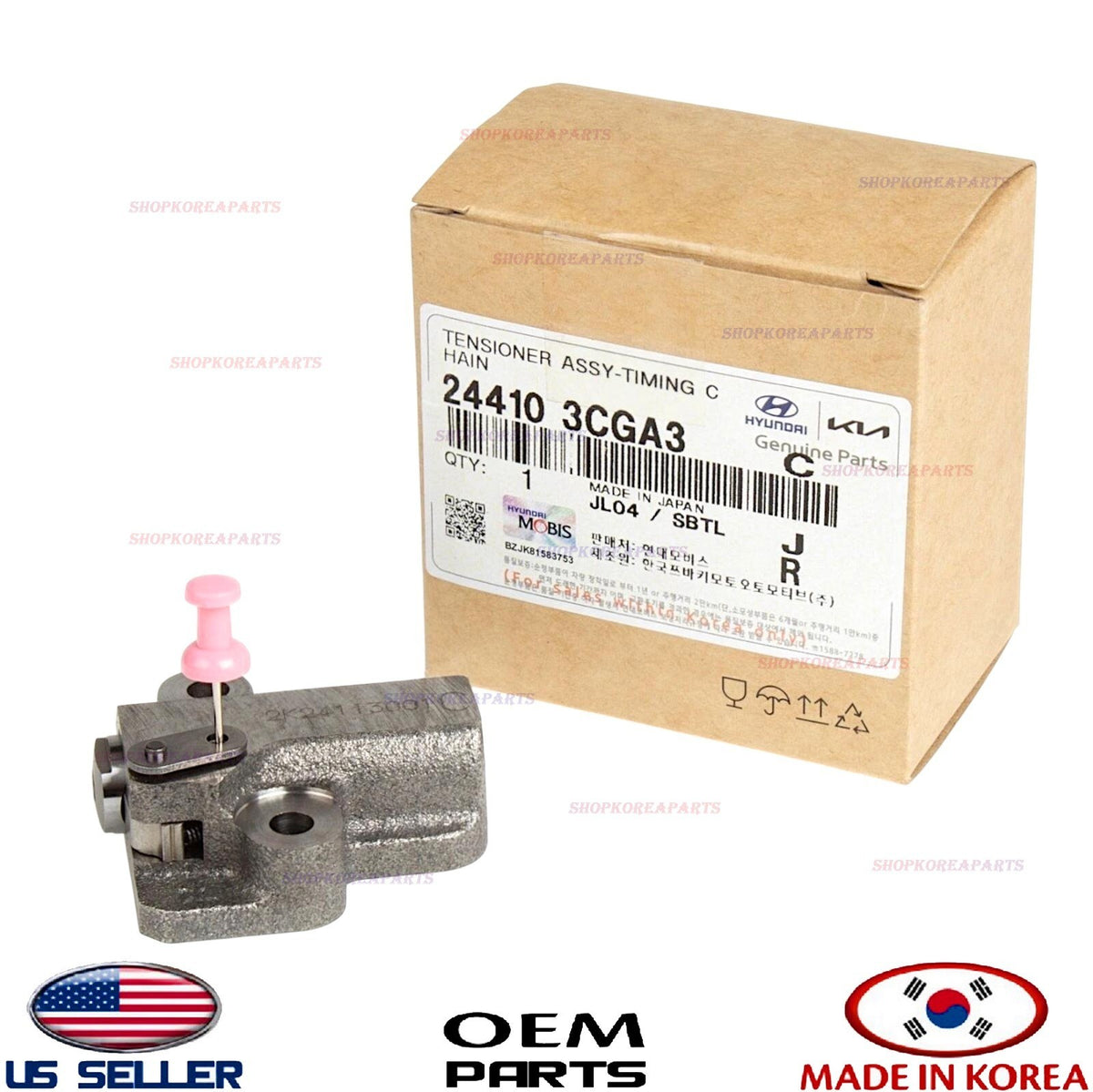 GENUINE OEM Engine Timing Chain Tensioner 1pcs Hyundai Kia Genesis 3.3L-3.8L
