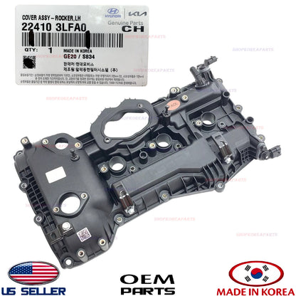GENUINE Engine Valve Cover LEFT 3.3+3.8L ⭐OEM⭐ HYUNDAI KIA *See compatibility