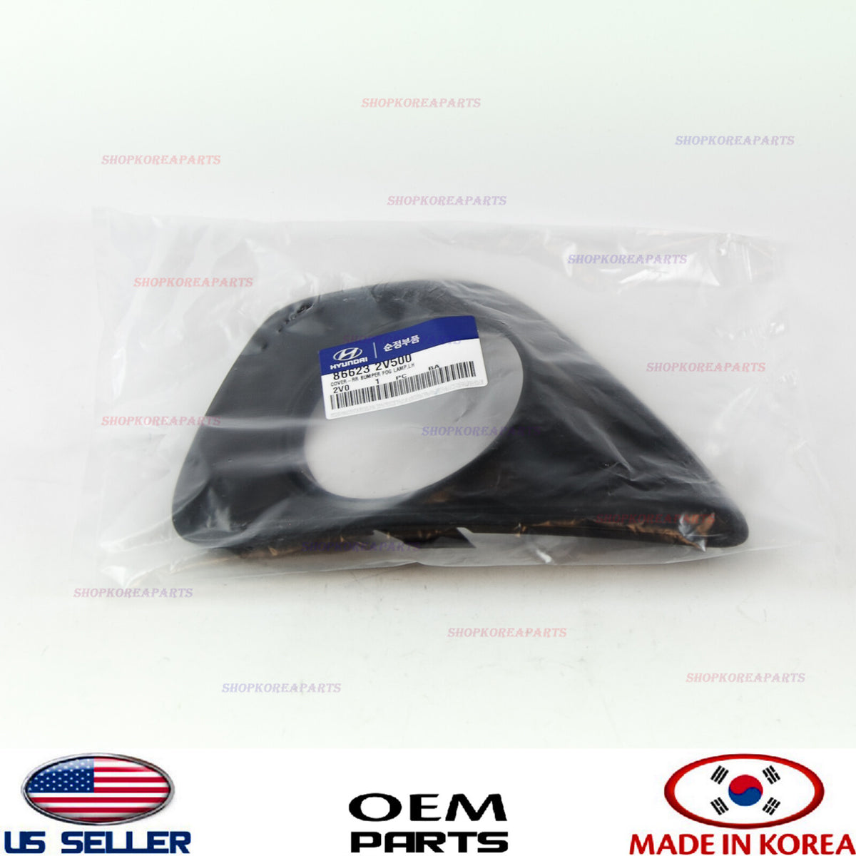 GENUINE Rear Left Reflector Cover Fog Lamp Bezel OEM Veloster Turbo 2012-2017