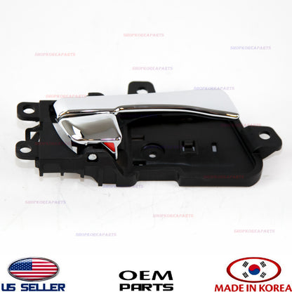 GENUINE Inside FRONT or REAR Door Handle Passenger Side Chrome OEM SONATA 11-14